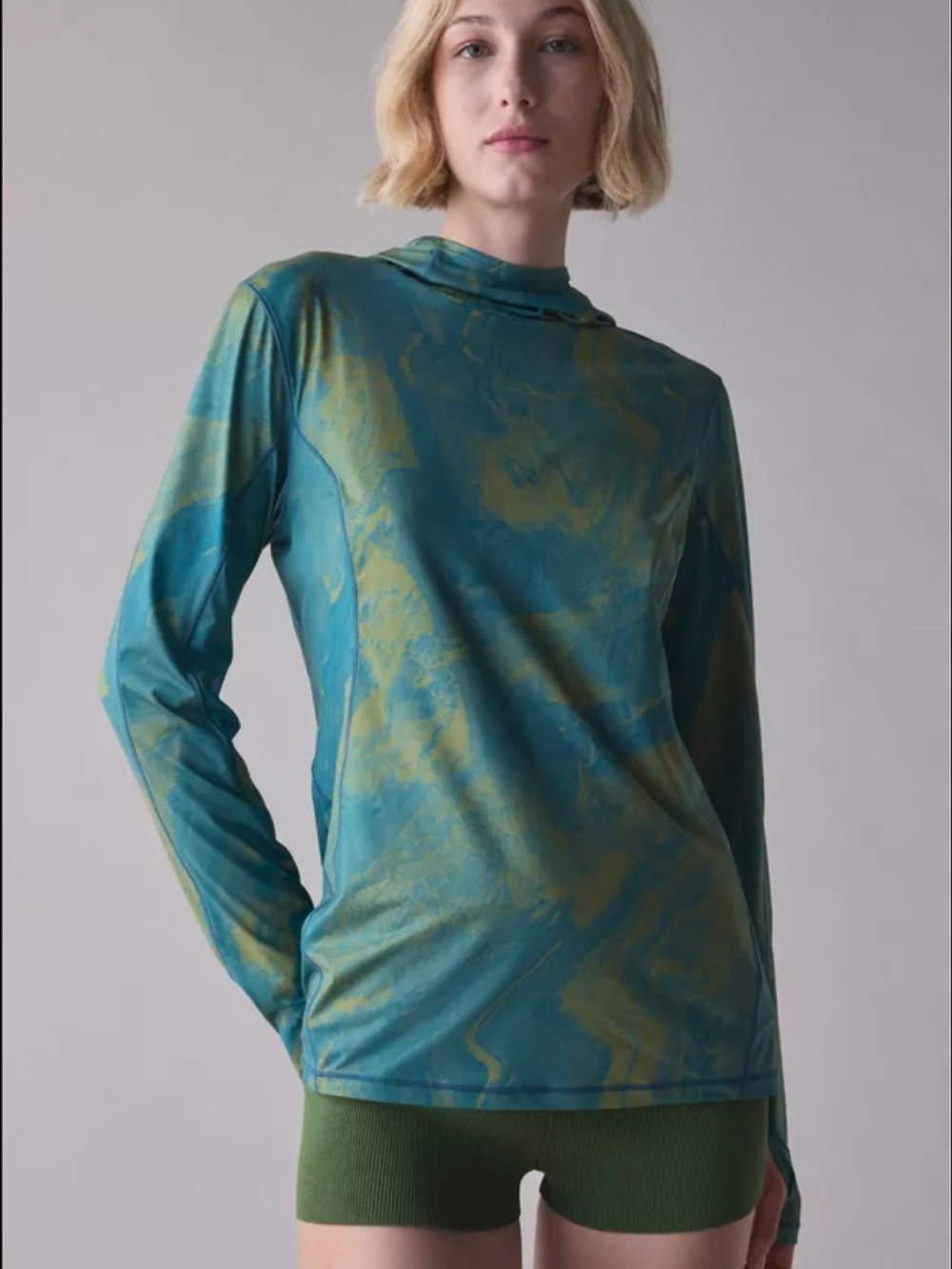 Janji Terraform Cascade Sunchaser 50 Hooded Long Sleeve